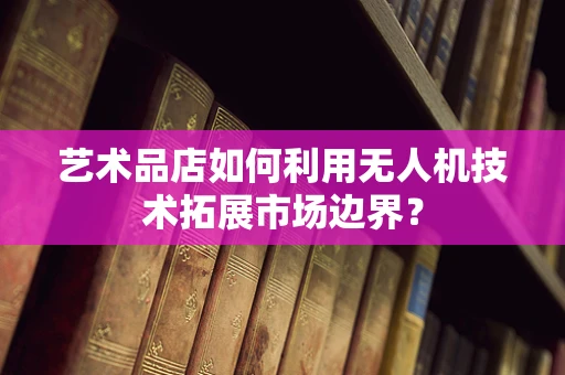 艺术品店如何利用无人机技术拓展市场边界？