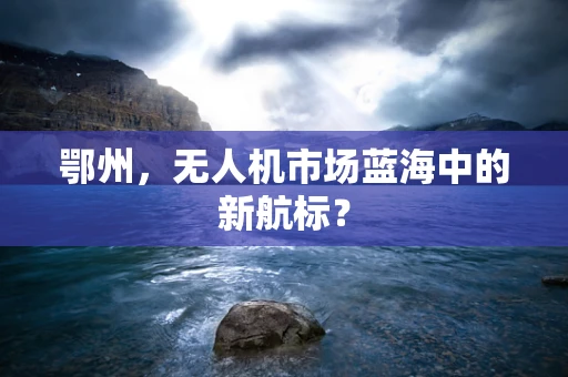 鄂州，无人机市场蓝海中的新航标？