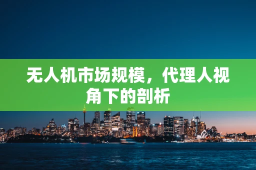 无人机市场规模，代理人视角下的剖析