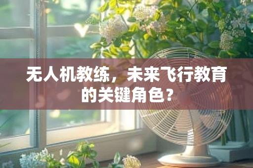 无人机教练，未来飞行教育的关键角色？