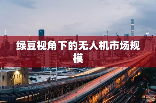 绿豆视角下的无人机市场规模