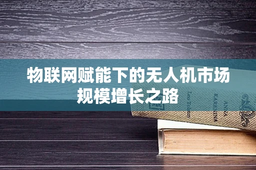 物联网赋能下的无人机市场规模增长之路