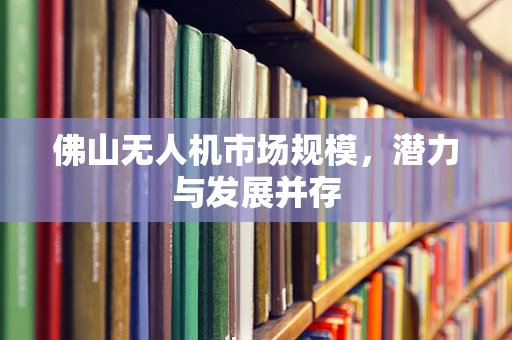 佛山无人机市场规模，潜力与发展并存