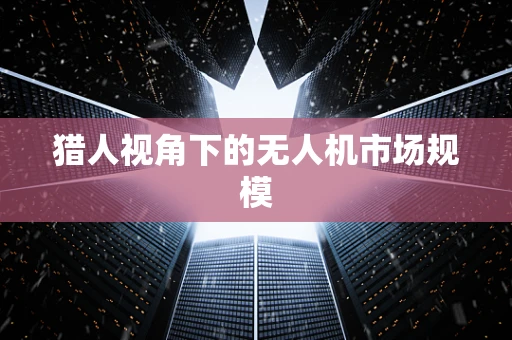 猎人视角下的无人机市场规模