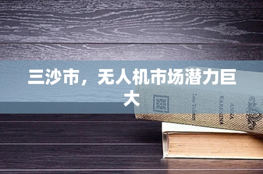 三沙市，无人机市场潜力巨大
