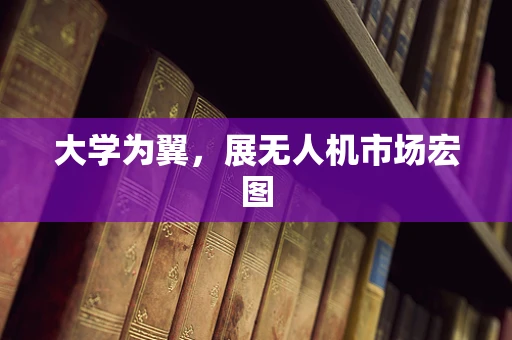 大学为翼，展无人机市场宏图