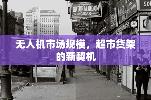 无人机市场规模，超市货架的新契机