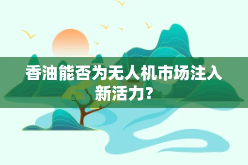 香油能否为无人机市场注入新活力？
