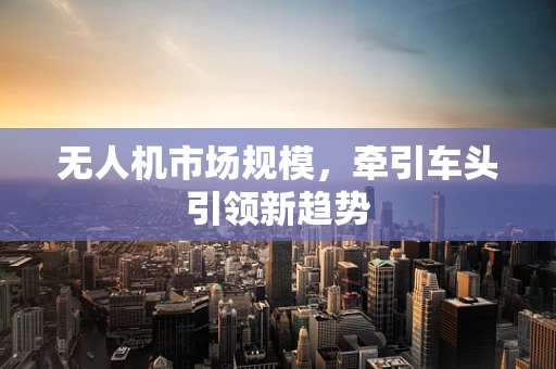 无人机市场规模，牵引车头引领新趋势