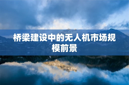 桥梁建设中的无人机市场规模前景