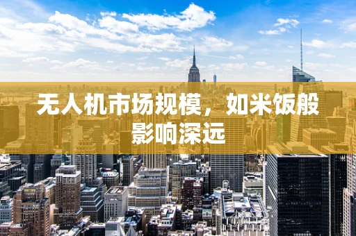 无人机市场规模，如米饭般影响深远