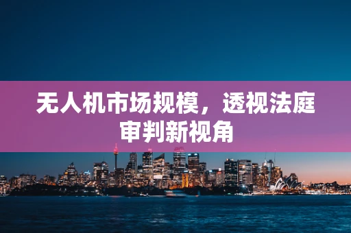 无人机市场规模，透视法庭审判新视角