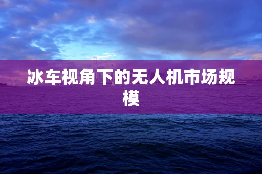 冰车视角下的无人机市场规模