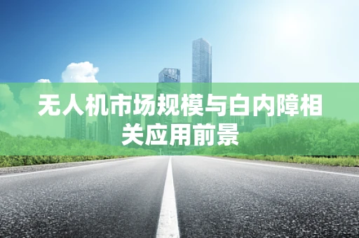 无人机市场规模与白内障相关应用前景