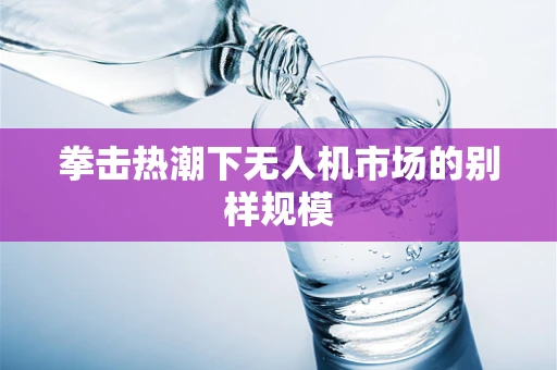 拳击热潮下无人机市场的别样规模