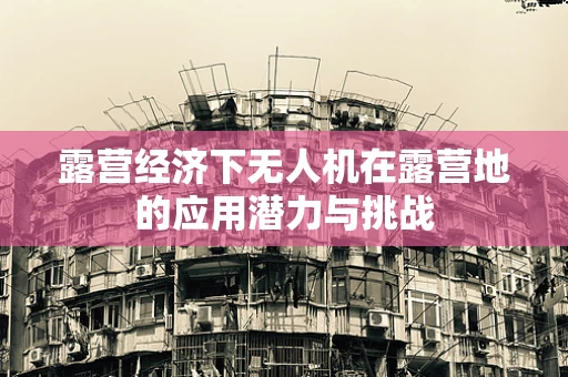 露营经济下无人机在露营地的应用潜力与挑战