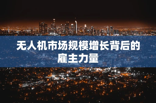 无人机市场规模增长背后的雇主力量