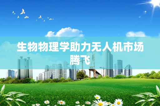 生物物理学助力无人机市场腾飞