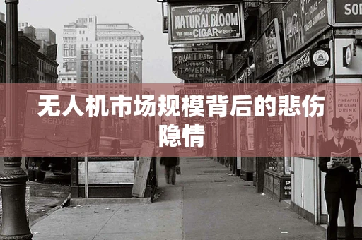 无人机市场规模背后的悲伤隐情