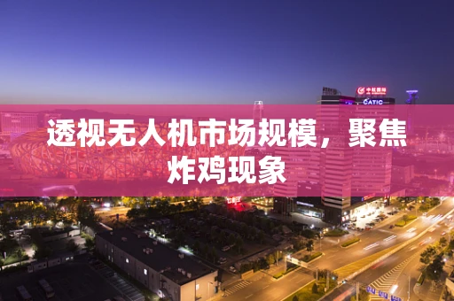 透视无人机市场规模，聚焦炸鸡现象