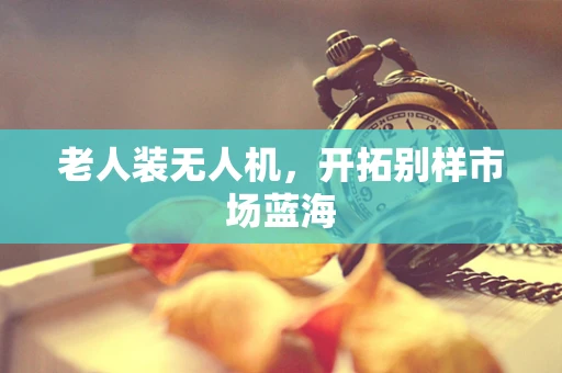 老人装无人机，开拓别样市场蓝海