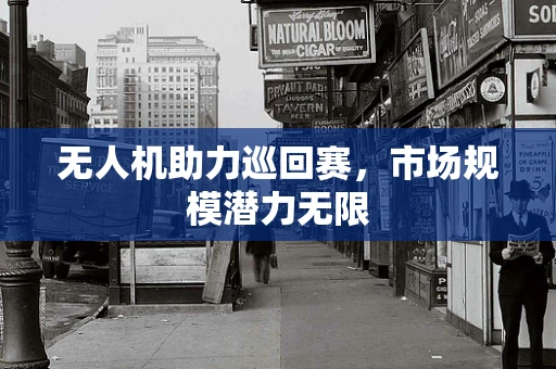 无人机助力巡回赛，市场规模潜力无限