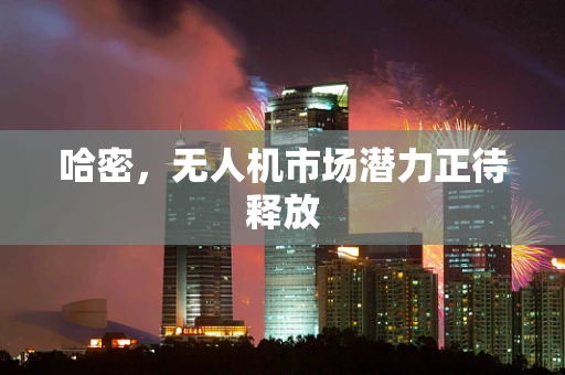 哈密，无人机市场潜力正待释放