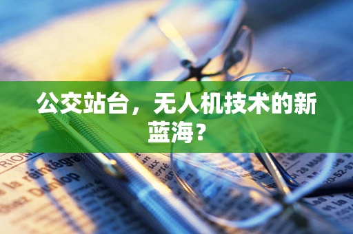 公交站台，无人机技术的新蓝海？