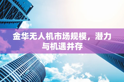 金华无人机市场规模，潜力与机遇并存
