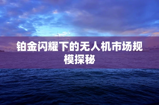 铂金闪耀下的无人机市场规模探秘