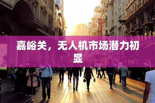 嘉峪关，无人机市场潜力初显