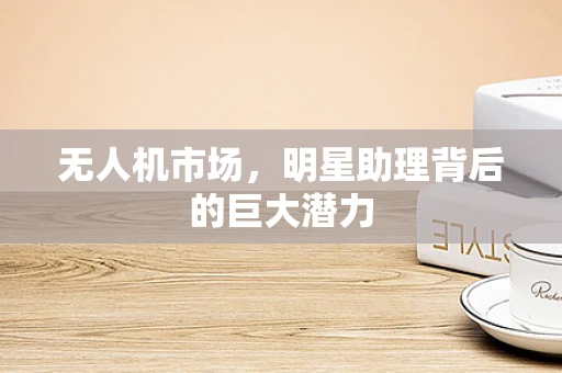 无人机市场，明星助理背后的巨大潜力