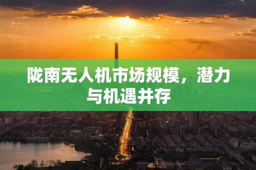 陇南无人机市场规模，潜力与机遇并存