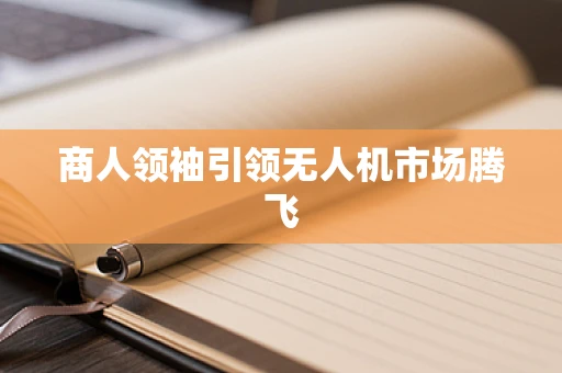 商人领袖引领无人机市场腾飞