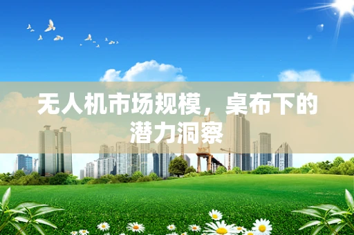 无人机市场规模，桌布下的潜力洞察