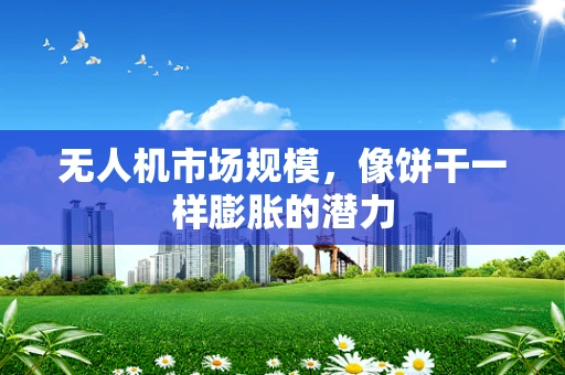 无人机市场规模，像饼干一样膨胀的潜力