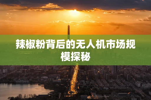 辣椒粉背后的无人机市场规模探秘