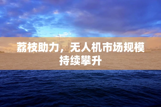 荔枝助力，无人机市场规模持续攀升