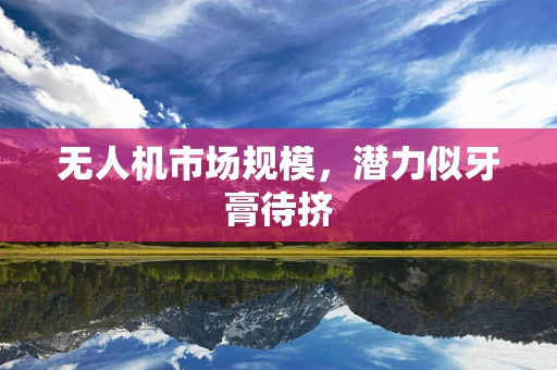 无人机市场规模，潜力似牙膏待挤