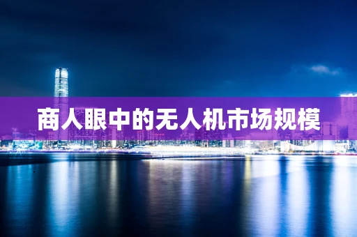 商人眼中的无人机市场规模