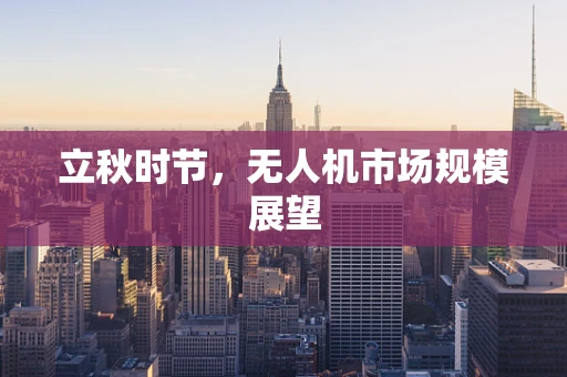 立秋时节，无人机市场规模展望
