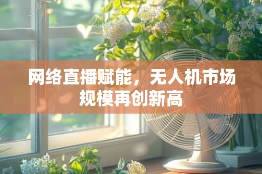 网络直播赋能，无人机市场规模再创新高