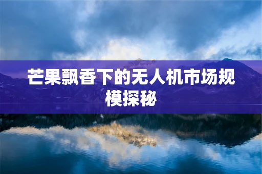 芒果飘香下的无人机市场规模探秘