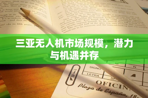 三亚无人机市场规模，潜力与机遇并存