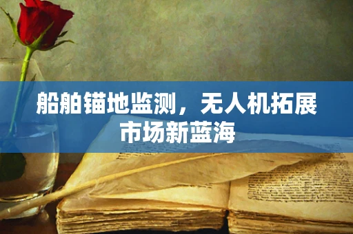 船舶锚地监测，无人机拓展市场新蓝海