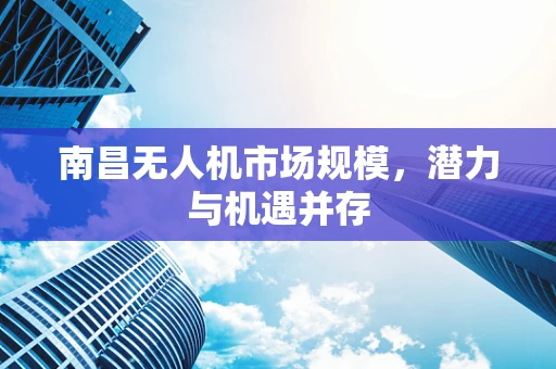 南昌无人机市场规模，潜力与机遇并存