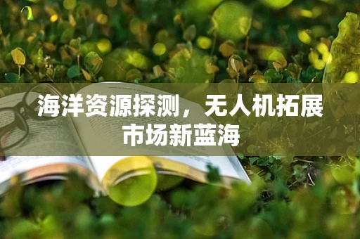 海洋资源探测，无人机拓展市场新蓝海