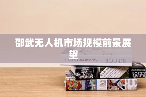 邵武无人机市场规模前景展望