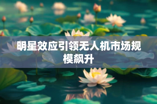 明星效应引领无人机市场规模飙升
