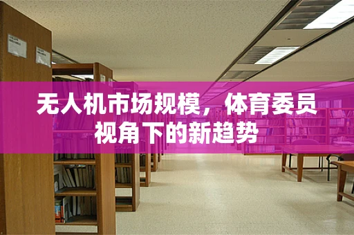 无人机市场规模，体育委员视角下的新趋势